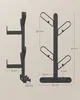 SONGMICS HOME Wandgarderobe 2er Set, Garderobe in Produktbild-Vorschau 6