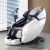 A high-tech massage chair is shown in a room with blinds in the background. Produktbild-Vorschau