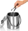COM-FOUR® Eis-Eimer aus rostfreiem Edelstahl, Produktbild-Vorschau 3