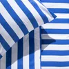 Set di biancheria da letto Today, cotone, blu/bianco, Anteprima dell’immagine prodotto 2