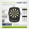 Juskys Elektronische Dartscheibe mit 32 Spielen & Zubehör – Produktbild-Vorschau 3