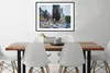 MuchoWow® Gerahmtes Poster New York - Broadway - Taxi 80x60 Produktbild-Vorschau 3