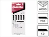 Makita A-86309, List pro přímočarou pilu, Dřevo, Náhled obrázku produktu 1