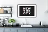 MuchoWow® MuchoWow® Gerahmtes Poster New York - Stadt - Rot Produktbild-Vorschau 4