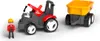 ECO MultiGO Červený traktor Zetor s radlicí, vlek, Igráček Náhled obrázku produktu 5