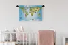 MuchoWow® Wandteppich Wandbehang Weltkarte - Kinder - Natur Produktbild-Vorschau 2