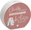 Baby Hase Spardose mit Spruch Große Dinge beginnen oft Produktbild-Vorschau 1