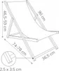 Dreamroots Kinder Liegestuhl klappbar Holz bis zu 130 kg, Produktbild-Vorschau 7