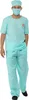 Costume da chirurgo OP medico azzurro - L Anteprima dell’immagine prodotto 2