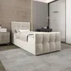 Jednolůžková boxspringová postel 120x200 ELIONE 1 - béžová Náhled obrázku produktu 1