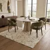 Teppich aus recyceltem Naturleder Mosaik Beige 190x290 Produktbild-Vorschau 5