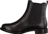 A side view of a black leather Chelsea boot. Voir les images du produit