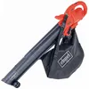 A leaf blower and vacuum with a collection bag, shown against a white background. Produktbild-Vorschau