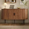 Modernes MDF Sideboard mit Rolljalousie-Türen, Produktbild-Vorschau 2