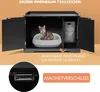 COSTWAY kočičí domeček kočičí jeskyně s pelíškem, uzavřený Náhled obrázku produktu 3