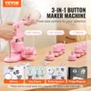 VEVOR creatore di bottoni 25 / 32 / 58 mm 3-in-1, 300 pezzi Anteprima dell’immagine prodotto 2