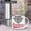 Trendation - -  Renter Emaille Tasse Ruhestand Geschenk Produktbild-Vorschau 3