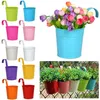 10er Set Blumentöpfe Balkontopf Pflanztopf Übertopf bunt Produktbild-Vorschau 5
