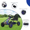 Kinder Gokart mit Handbremse & verstellbarem Sitz, Tretauto Produktbild-Vorschau 4
