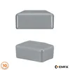 Pfostenkappe 80x60 mm Grau 10 Stück rechteckig Produktbild-Vorschau 1