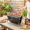 Koffergrill Holzkohle klappbar, Campinggrill Edelstahl, BBQ Produktbild-Vorschau 11