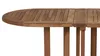 LC Garden »Riva« Teak Klapptisch oval 60/120x60x75cm Produktbild-Vorschau 13