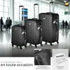 Ensemble de 3 valises Talia avec pèse-bagage et étiquette à Voir les images du produit 3