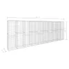 Ściana Gabionowa Z Pokrywą, Galwanizowana Stal, 600X50X200 Podgląd zdjęcia produktu 7