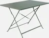 A khaki-colored folding bistro garden table made of steel. Anteprima dell’immagine prodotto