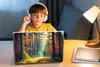 MuchoWow® Laptop Aufkleber Sticker Cover Wald - Sonne - Produktbild-Vorschau 3