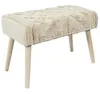 Beistellhocker Berber Mirage - natur - Holz - 60 x 40 x 32 Produktbild-Vorschau 2
