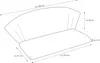 Auflage für Royal Garden MWH Bank Elegance 2223 anthrazit Produktbild-Vorschau 2