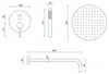Rea Inbouw Regendoucheset Foss Clif Titan + Box Productafbeelding-voorbeeld 7