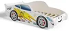 Letto a forma di auto 140x70, bianco, senza materasso, CARS Anteprima dell’immagine prodotto 1