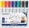 STAEDTLER Lumocolor 351 WP8 - Czarny - Niebieski - Brązowy Podgląd zdjęcia produktu 23