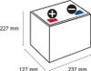 Akumulator samochodowy Exide EB457 Excell 12 V 45 Ah 330 A Podgląd zdjęcia produktu 2