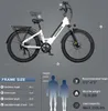 26" Elektrofahrrad Ebike 48V14AH Shimano 7-Gang City Produktbild-Vorschau 11