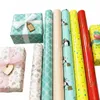 Geschenkpapier Set 70x200cm 6 Rollen Geburtstag Rosa Bunt Produktbild-Vorschau 1