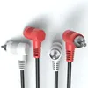 2x Cinch Stecker 90° winkel auf 2x Cinch Stecker 90° winkel Produktbild-Vorschau 4