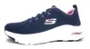 Skechers Arch Fit - Glee For All - Navy / Pink Textil Produktbild-Vorschau 63