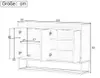 Merax Kommode Sideboard mit 4 Türen und verstellbaren Produktbild-Vorschau 7