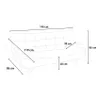 Divano letto a 2 posti in microfibra dal design moderno Anteprima dell’immagine prodotto 9