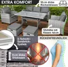 Polyrattan Garten Sitzgruppe DELIGHT-7  grau/anthrazit Produktbild-Vorschau 10