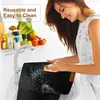 Prostírání, sada 6 kusů plstěných podložek se skleněnými Náhled obrázku produktu 3