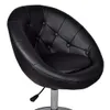 vidaXL Cocktailsessel Schwarz Kunstleder Produktbild-Vorschau 4