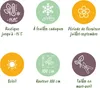 A grid of circular icons with text describing plant characteristics. Náhľad obrázku produktu