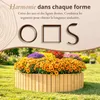 Floranica Bordure de jardin flexible 30 x 100 cm naturel Voir les images du produit 4