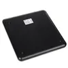 The underside of a black digital kitchen scale. Produktbild-Vorschau