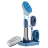 A set of dishwashing brushes and sponges with a dispenser and a stand, presented on a white background. Anteprima dell’immagine prodotto