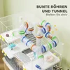 Pawhut Hamsterkäfig 4 Etagen Nagerkäfig  Kleintierkäfig mit Produktbild-Vorschau 5